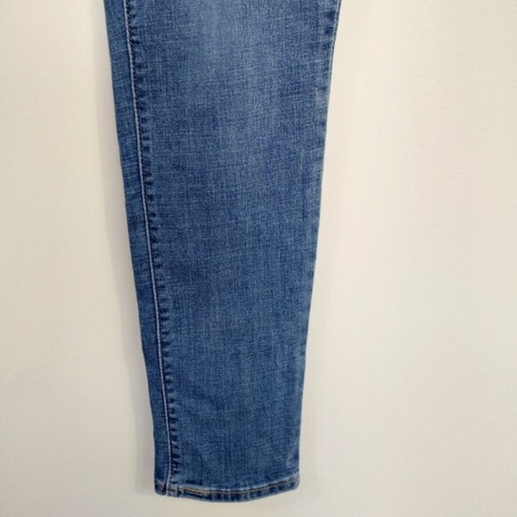 Levi's 721 Skinny Jeans Size 33 (34x29) Blue High Rise - Picture 10 of 14
